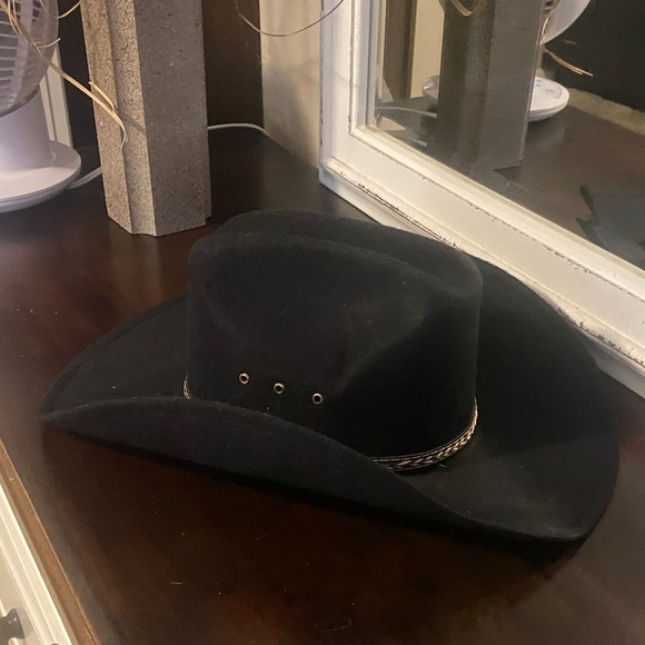 Mexican Made Cowboy Hat with Braided Band - Picture 4 of 10